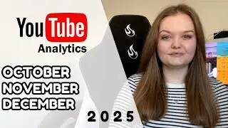 ASMR Channel Analytics with 1.6k Subscribers October + November + December 2025 #analytics