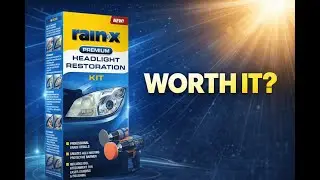 Review - Rain-X 610153 Headlight Restoration Kit - Car Light Lens Cleaner/Restorer with S