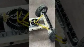 Rubber Bands Steering Idea #lego #legotechnic #steering #mechanism #engineering #diy