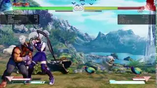Sfv ibuki optimal 2 bar corner combo 443 damage