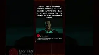 During the Rum Diary (2011) night swimming scene, Depp and Heard&rsquo;s chemistry was unmistakable