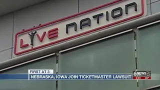 Nebraska and Iowa join lawsuit against Ticketmaster
