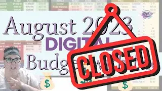 Monthly Budget Closeout AUGUST 2023 Digital Budget | $150K Debt Free Journey on Teacher Salary