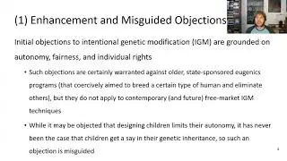 Lecture 11, Sandel on Genetic Enhancement in Humans