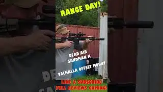 Range Day - Dead Air Suppressor & Valhalla Offset Mount #shorts #guns #suppressor