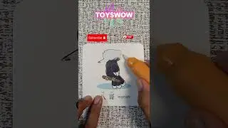 DRAW WITH WATER PENCIL #2 #drawingshorts #toys #shorts #shortvideo