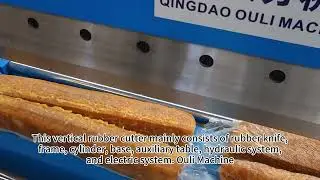 Customized Width of blade rubber bale cutter  machine