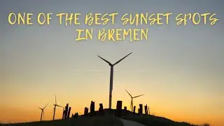 One of the best sunset spots in Bremen ✌️#bremen #Metalhenge #bremencity #sunset #Bremenguide