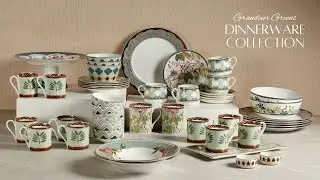 Introducing Grandeur Greens! Nature Inspired, Luxurious Dinnerware Collection by India Circus