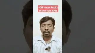 10th+inter public exams tips 2025|| #10thexams2025 #interexams2025 #inter2025 #examstips #10th