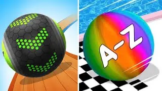 Going Balls Vs A-Z Run 💥💥Max All Big Update Прохождение мобильного геймплея Android, iOS GDE54H