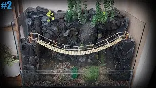 Simple Tricks to Create Stunning Aqua Terrarium with WATERFALLS ( part 2 )