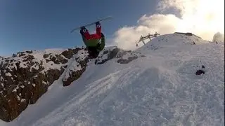 GoPro Hero 2: Havin fun @ stubs.. back country / Cork 5 / backflip ... 1.12.12