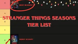 STRANGER THINGS Seasons TIER LIST | My Season Rankings