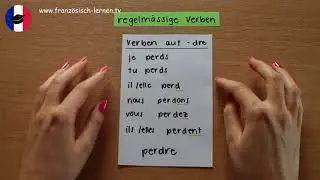 Französisch lernen regelmässige Verben konjugieren