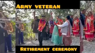 🎇Army veteran Retirement😍Aaj ka vlog kuch majedar hone wala hai🌴 🤘#dograregiment #indianarmy 🙏
