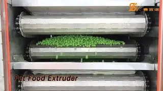 Fish Pet Food Extruder 500kg/H Big Capacity With Roasting Oven