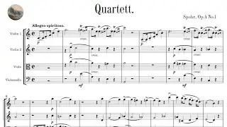 Louis Spohr - String Quartet No. 1, Op. 4 No. 1 (1805)