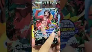 Foil Stamp card Monkey D Luffy One Piece TCG Tin Pack Set Vol 1 TS-01  #onepiece #shorts