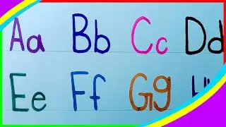 How to write capital and small letter for kids | Alphabet Writing Practice | Writing Skills