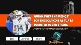 Quinn Ewers Named QB1 for the Dolphins as Tua is Demoted to 3rd String