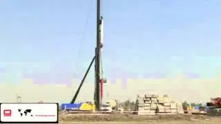 IHC FUNDEX Pile Driving and with S90 Hammer adding extraction power