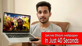 How To Set Ms Dhoni  Signature On Camera Live Wallpaper On PC 