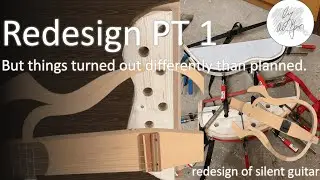 Silent Guitar DIY project Woodworking pt 1 - shaping body, forming wood by water