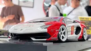4K LAMBORGHINI AVENTADOR SVJ DDE'S GUMBALL 3000 2024 1/18 AUTOART CUSTOM - TRN MOTORSHOW