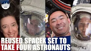 Astronauts flying reused SpaceX rocket, capsule for the first time