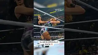 AJ LEE IS OFFICIALLY BACK ‼️