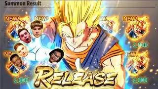 THE LUCKIEST LEGEND PULLS & EVERYONE'S FIRST TIME SUMMONING FOR LEGEND RARITY in Dragonball Legends