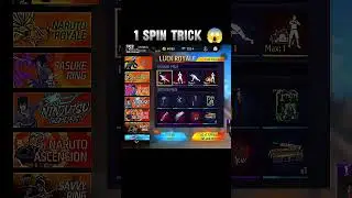 1 SPIN TRICK 😱🤯 NEW EVENT ONE SPIN TRICK#shorts#freefire#shortsfeed
