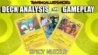 Spicy Reshiram Zekrom Nuzzle deck analysis and gameplay (Pokemon TCG)