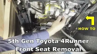 Инструкция | Снятие переднего сиденья Toyota 4Runner 5-го поколения | Очень простой ремонт своими...