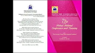 72nd NATIONAL CONFERENCE AND TRAINING OF THE PHILIPPINE HOME ECONOMICS ASSOCIATION 02