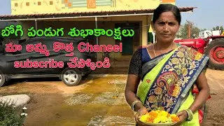 సంక్రాంతి పండుగ రోజు కొత్తగా యూట్యూబ్ చానెల్ పెట్టాము  ||‎ @palletooruraithubidda 