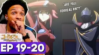 The ULTIMATE Betrayal of Zero! | Code Geass R2 Episode 19-20 Reaction