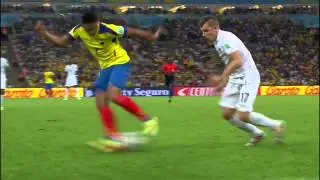 Jefferson Montero backheel vs France - HD