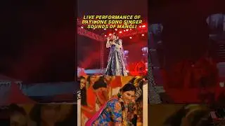 Mangli Singer live performance in Hyderabad  telugu singer bayilone song @iammangli #viral