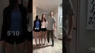Как стать выше? #высокаясемья #семья (встаньте рядом с людьми ниже ростом)