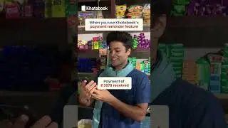 Khatabook mein len-den record kiya hee tha ki... 🫣 #shorts #youtubeshorts #khatabook