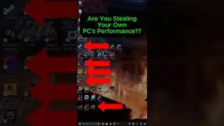 Stop Stealing Your Gaming PC's Resources!! #pc #gaming #troubleshooting