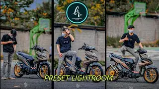 preset Lightroom cinematik motor keren || tutorial Lightroom