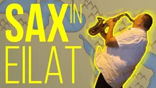 Eilat promenade SAX, Israel! EXCLUSIVE!