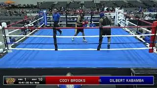 #1 Ranked Super Heavy-Weight in The Nation  GILBERT KABAMBA vs. CODY BROOKS | Golden Gloves DAY#3