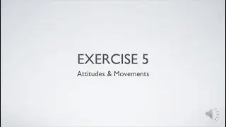 Private Pilot License - Flight Training Exercise 5 - Attitudes and Movements