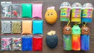 Making Slime with Bags and Store Bought Slimes and Anti-Stress Balls