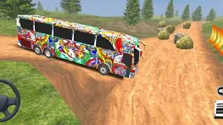 Coach Bus Simulator India Off-road Driving Bus Game | New Update 2025 Full Gameplay Video Part #198