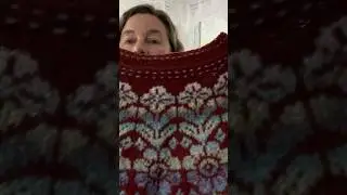 To catch or not to catch? #knitting #knittersofyoutube #sweaterknitting #colorwork